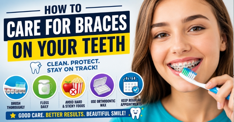 how to care for braces