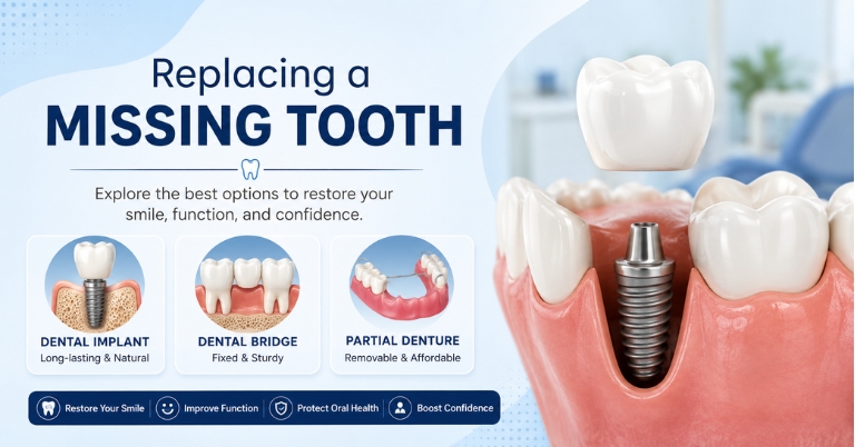 Replace a missing tooth